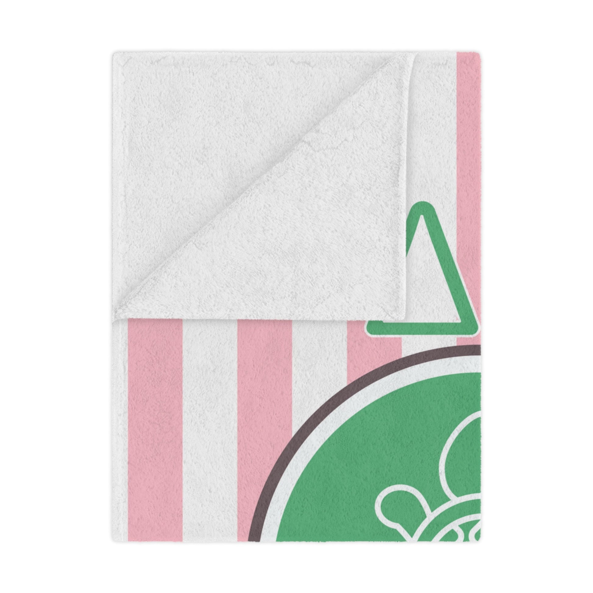 Delta Zeta Personalized Turtle Stripe Blanket - Ivy Society