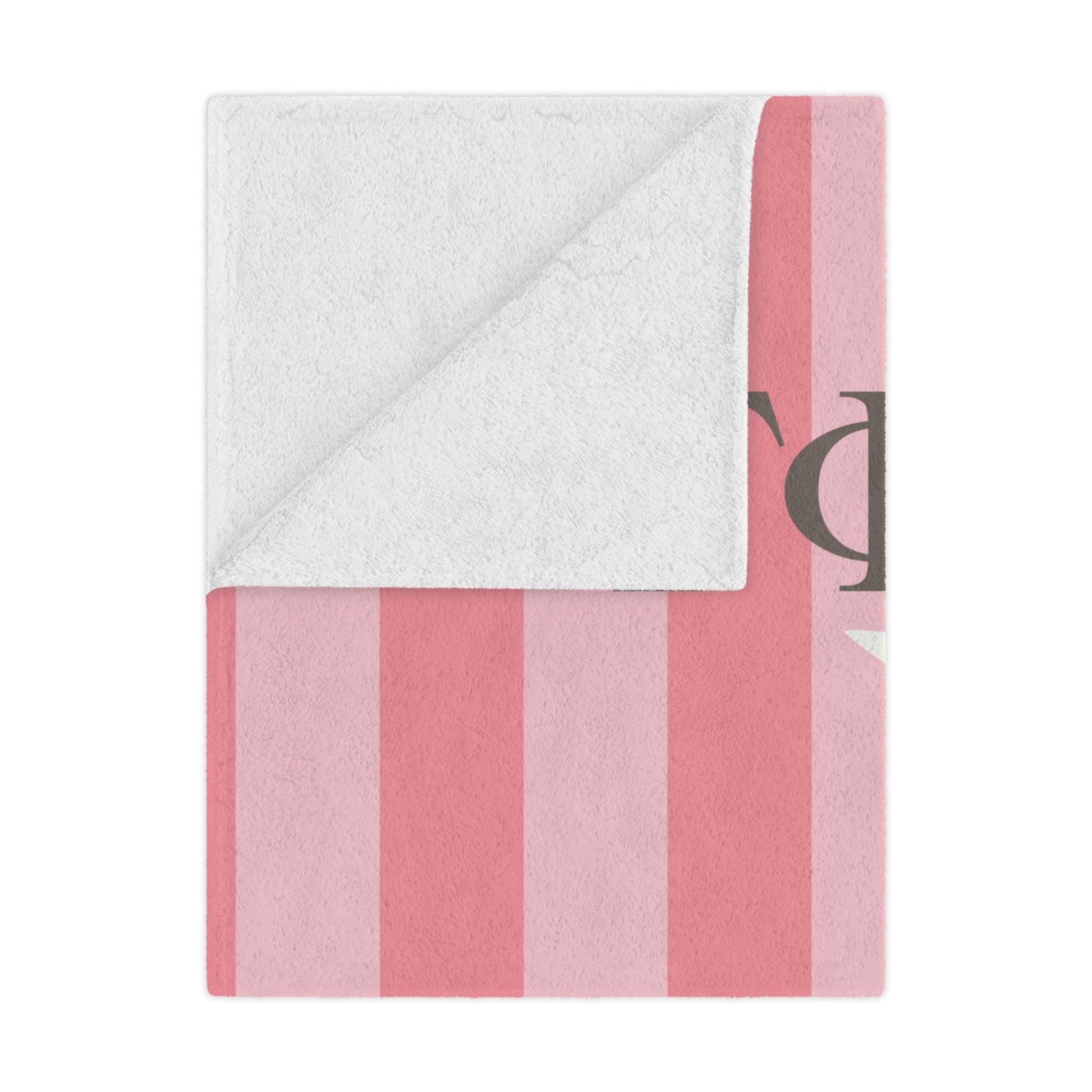 Gamma Phi Beta Personalized Moon Stripe Blanket - Ivy Society