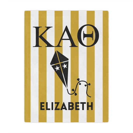 Kappa Alpha Theta Personalized Kite Blanket - Ivy Society