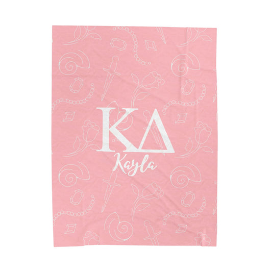 Kappa Delta Personalized Treasure Blanket - Ivy Society