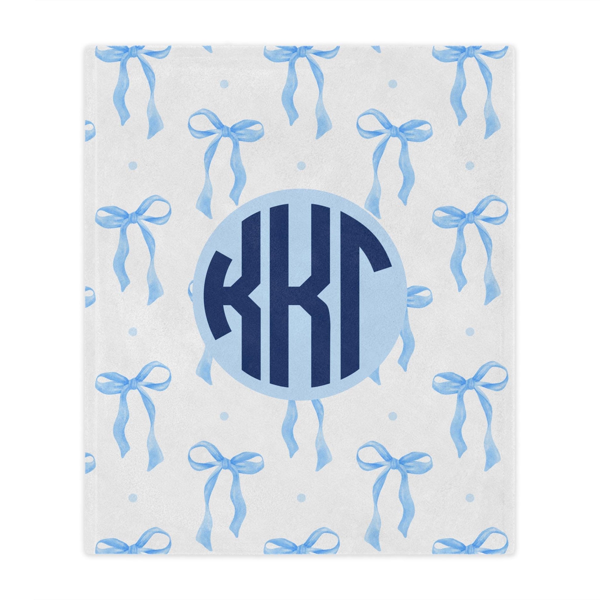 Kappa Kappa Gamma Bow Blanket - Ivy Society