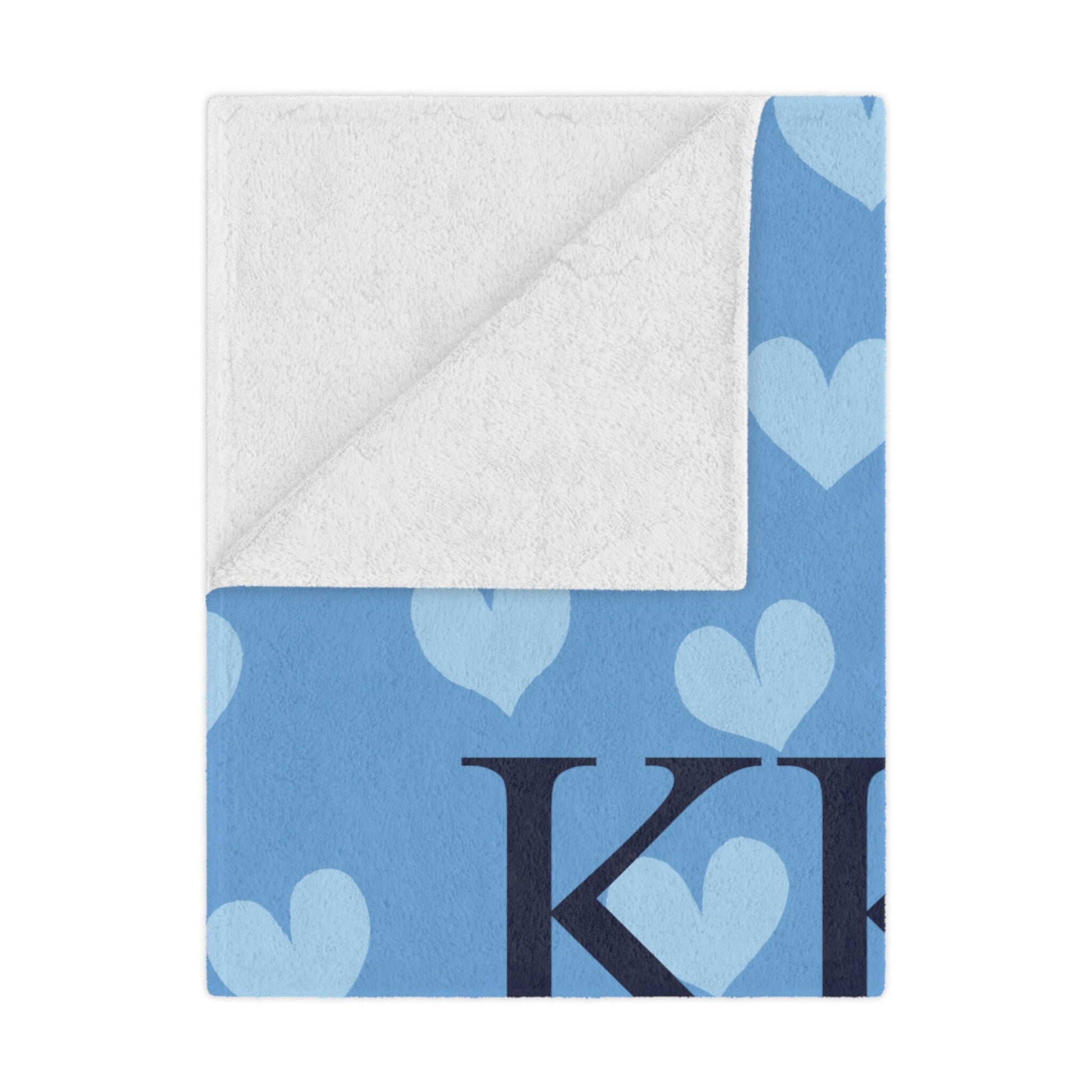 Kappa Kappa Gamma Personalized Heart Blanket - Ivy Society