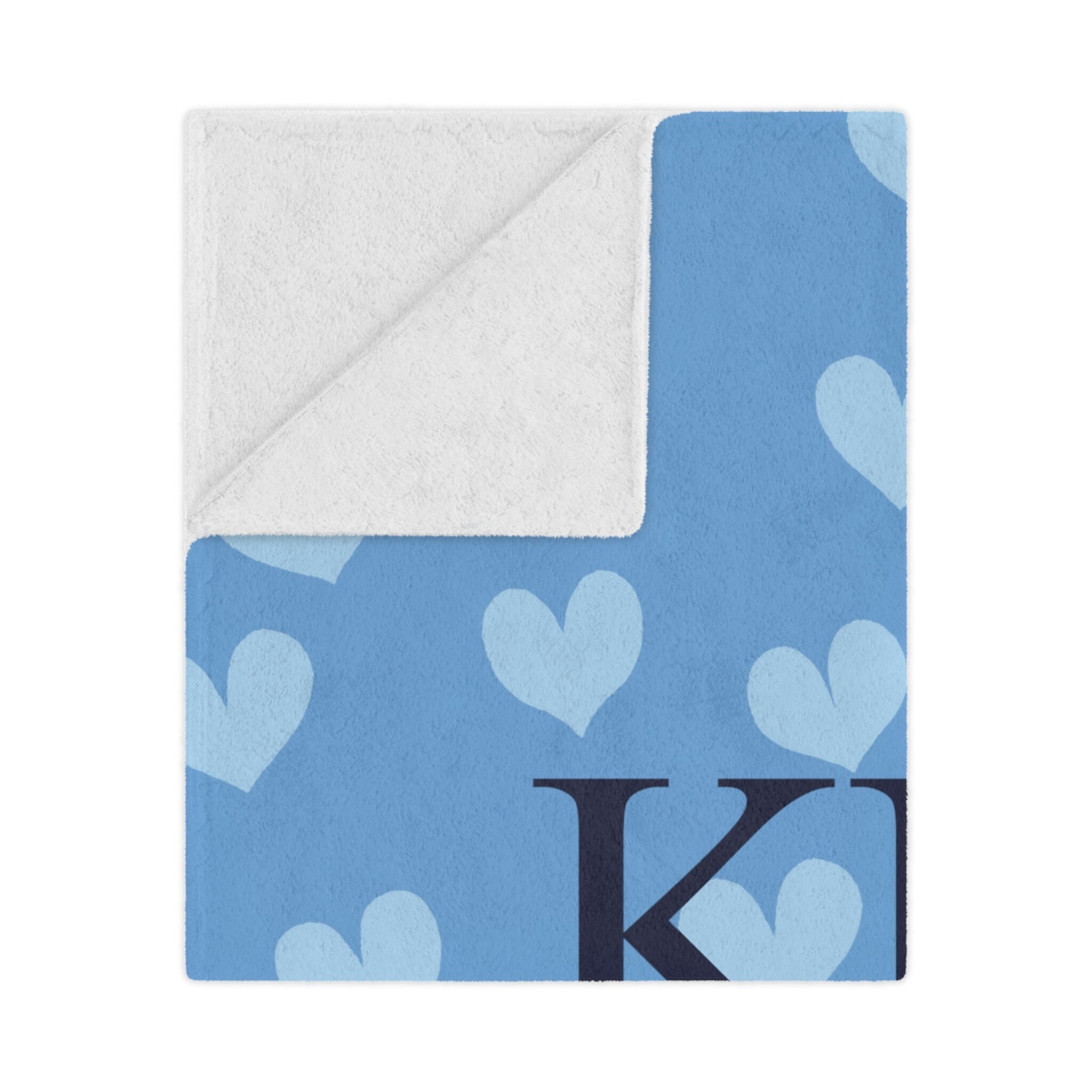 Kappa Kappa Gamma Personalized Heart Blanket - Ivy Society