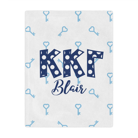Kappa Kappa Gamma Personalized Key Blanket - Ivy Society