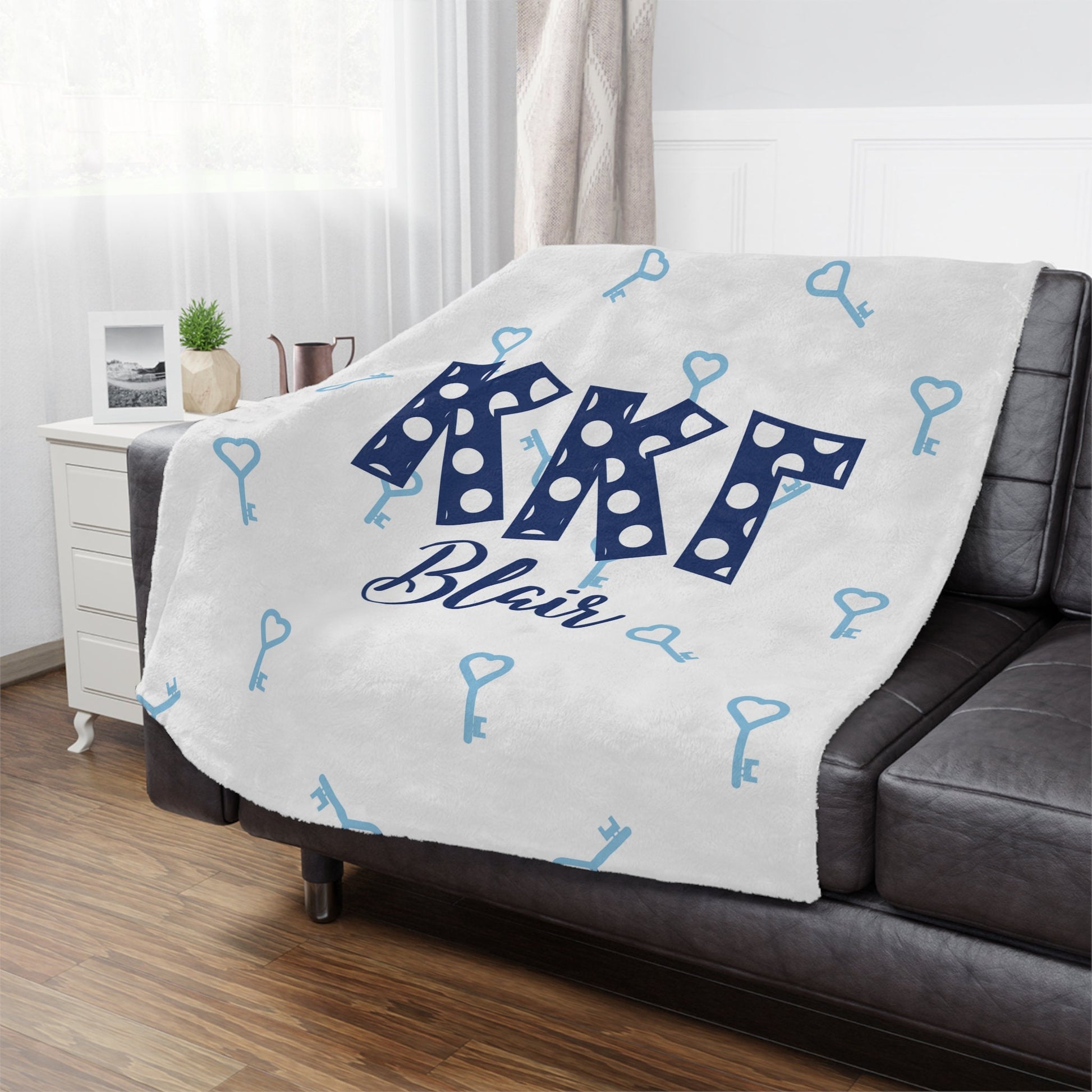 Kappa Kappa Gamma Personalized Key Blanket - Ivy Society