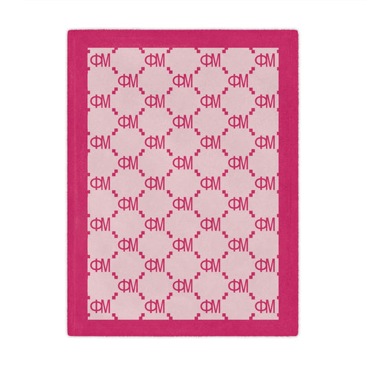 Phi Mu Print Blanket - Ivy Society