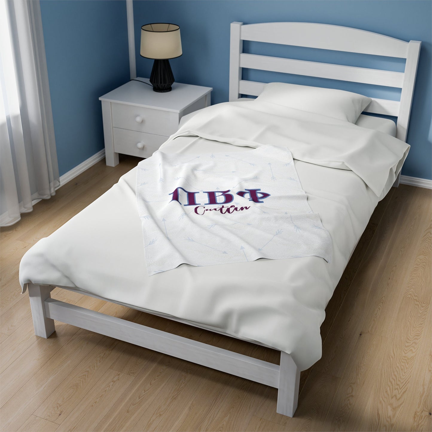 Pi Beta Phi Personalized Arrow Blanket - Ivy Society