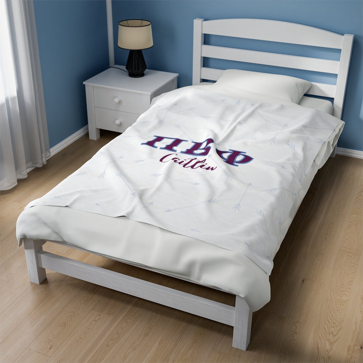 Pi Beta Phi Personalized Arrow Blanket - Ivy Society