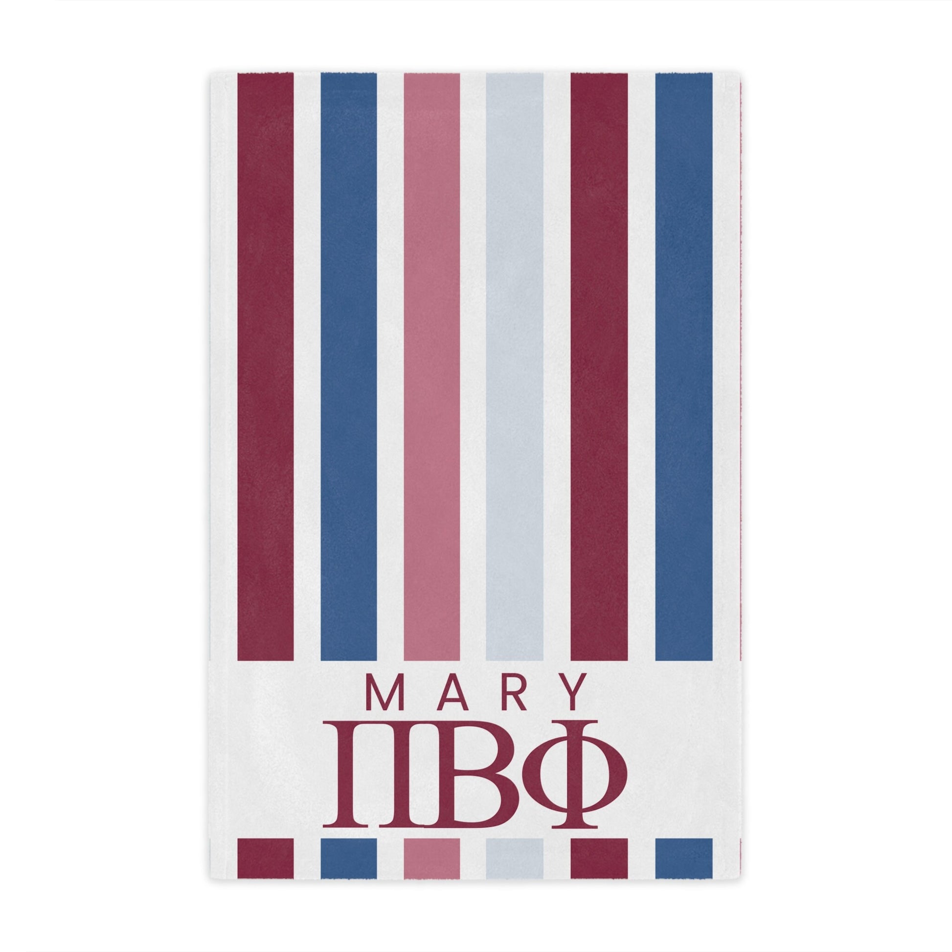 Pi Beta Phi Personalized Stripe Blanket - Ivy Society