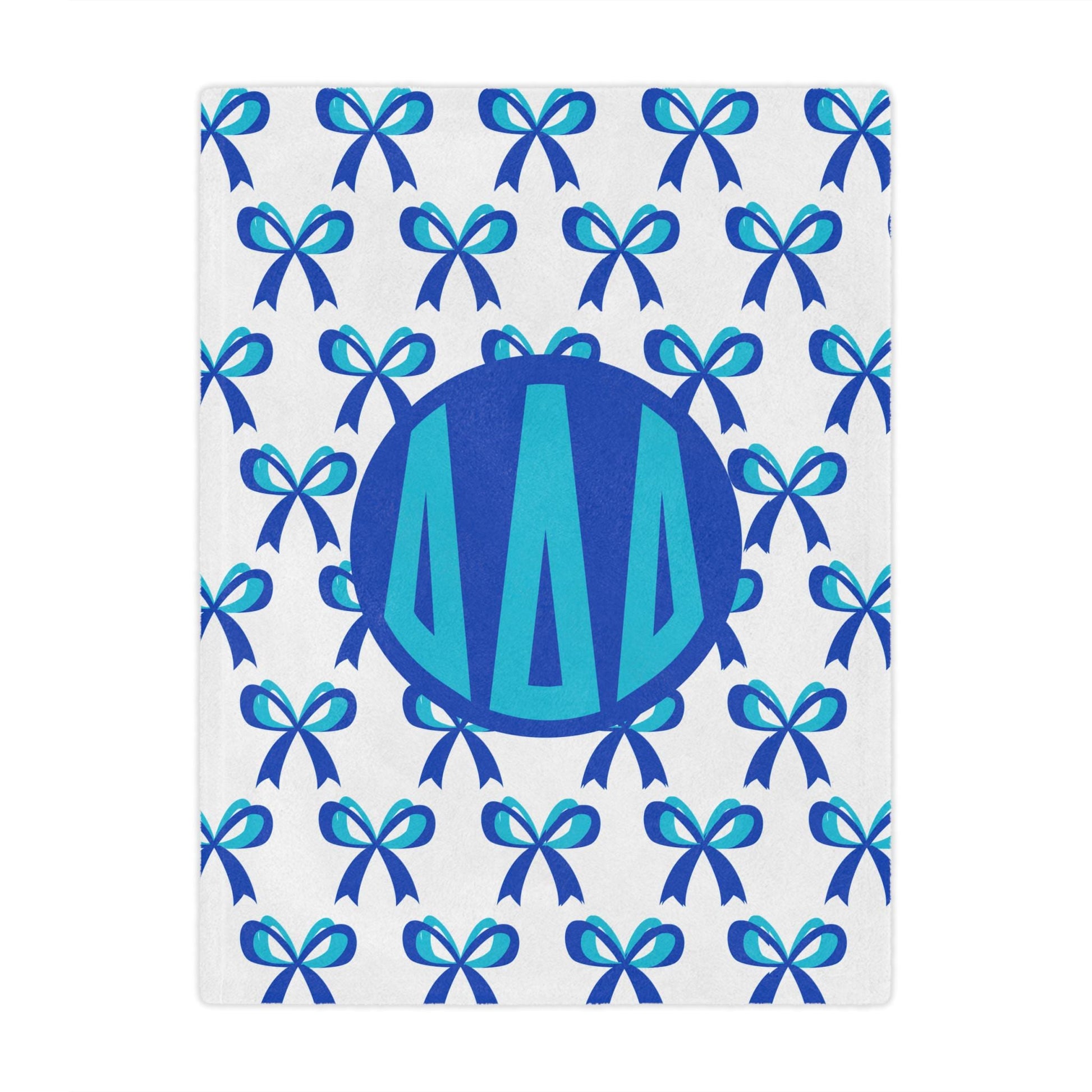 Tri Delta Bold Bow Blanket - Ivy Society