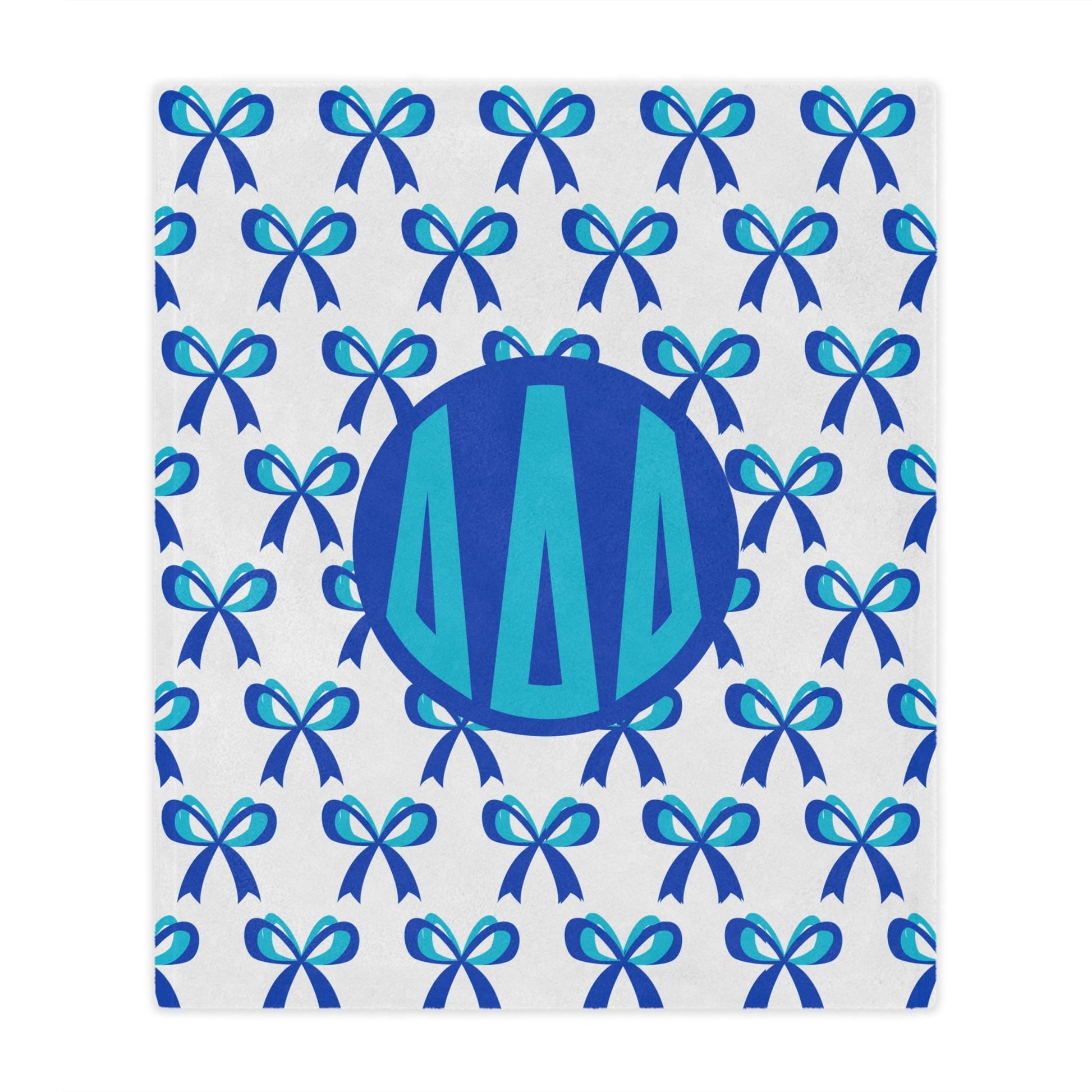 Tri Delta Bold Bow Blanket - Ivy Society