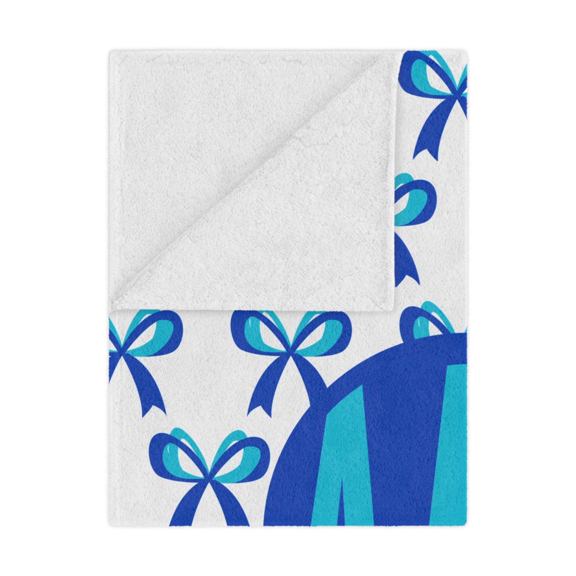 Tri Delta Bold Bow Blanket - Ivy Society