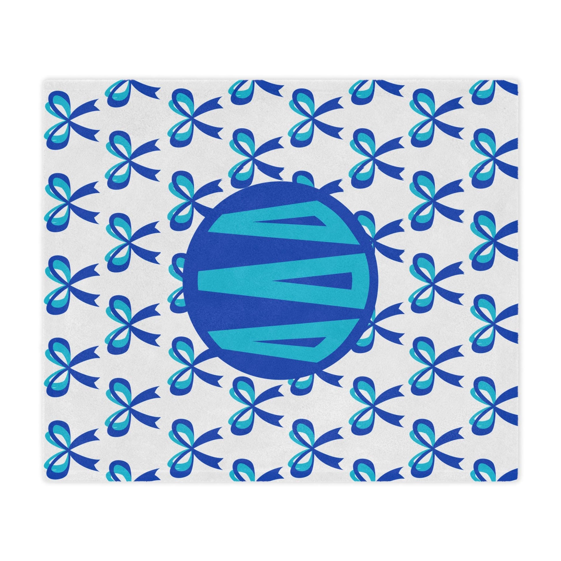 Tri Delta Bold Bow Blanket - Ivy Society