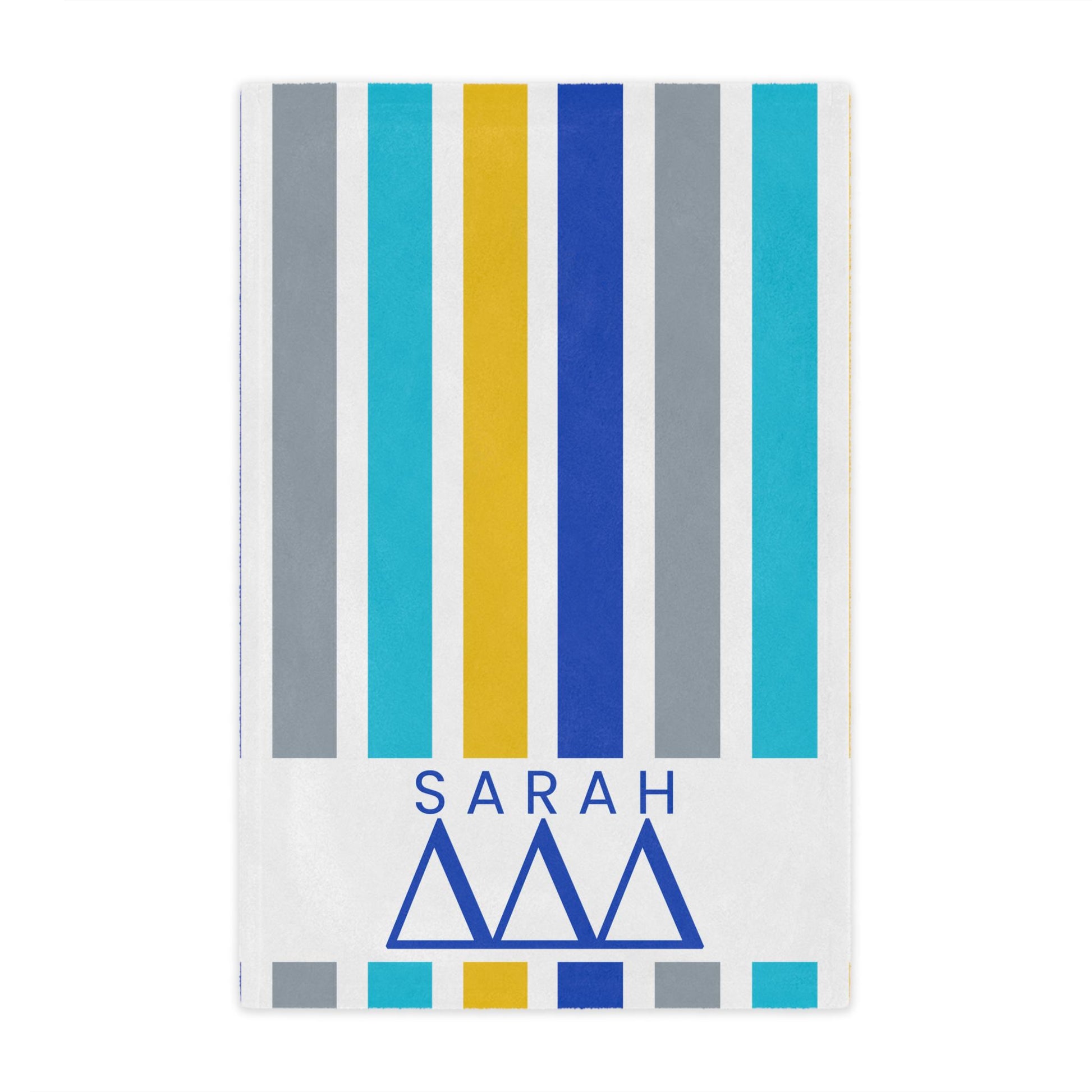 Tri Delta Personalized Striped Blanket - Ivy Society