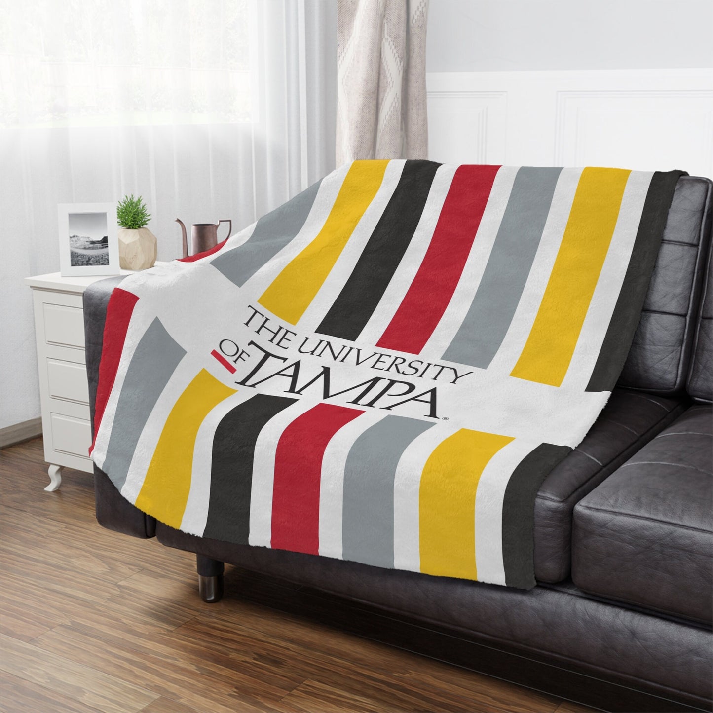University of Tampa Striped Blanket - Ivy Society