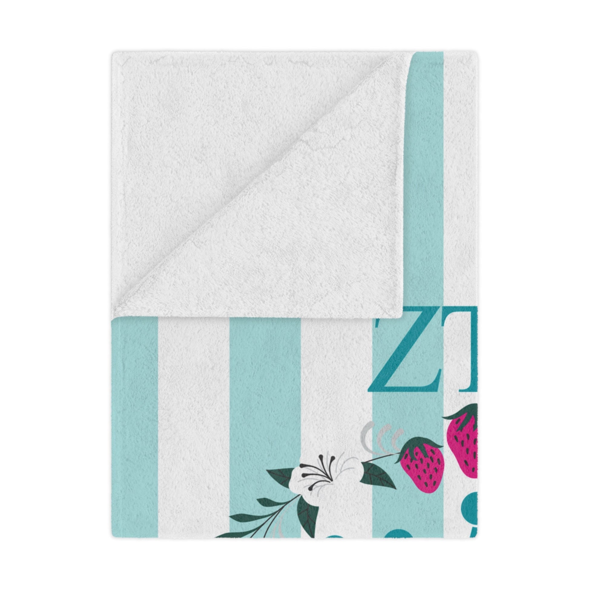 Zeta Tau Alpha Personalized Crown Blanket - Ivy Society