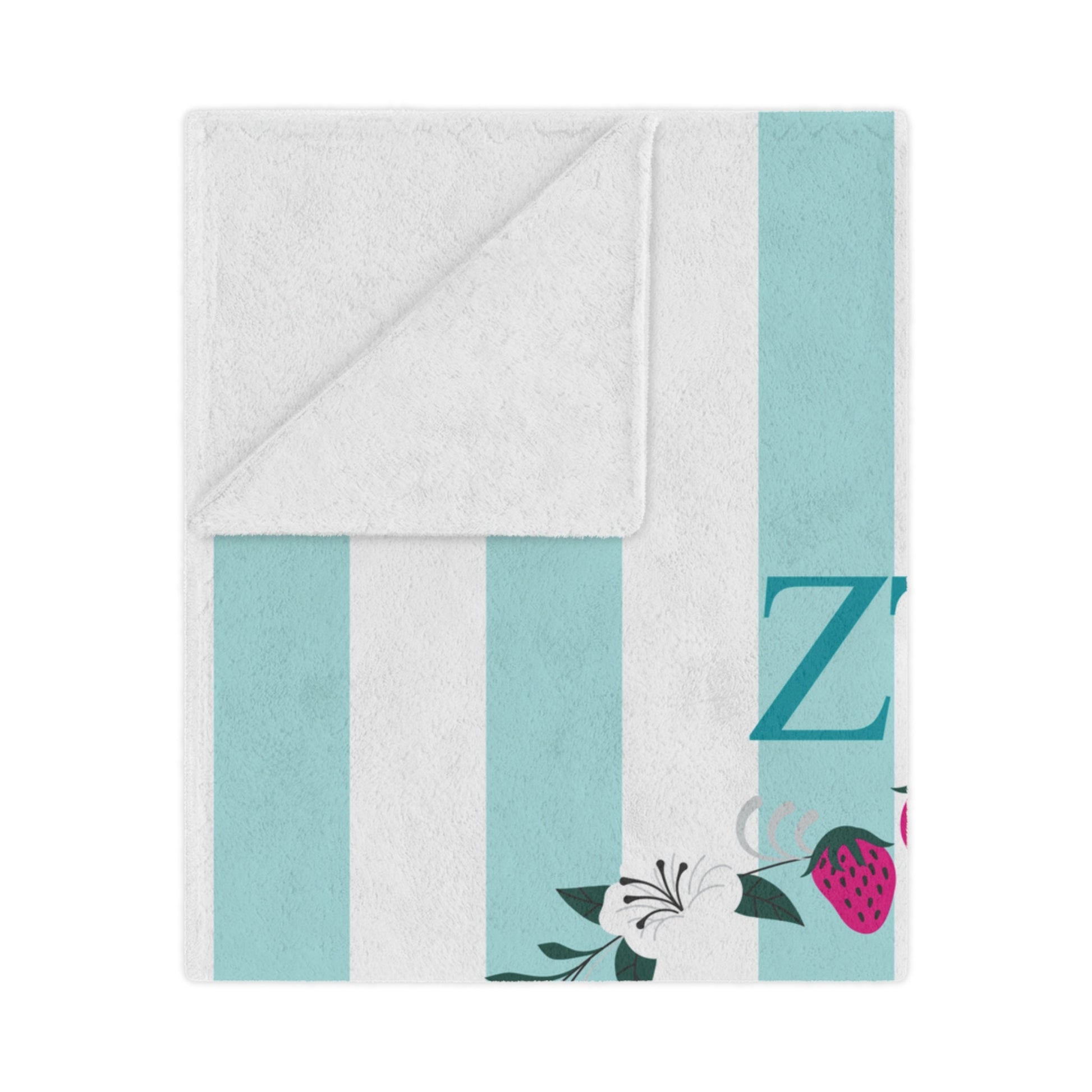 Zeta Tau Alpha Personalized Crown Blanket - Ivy Society