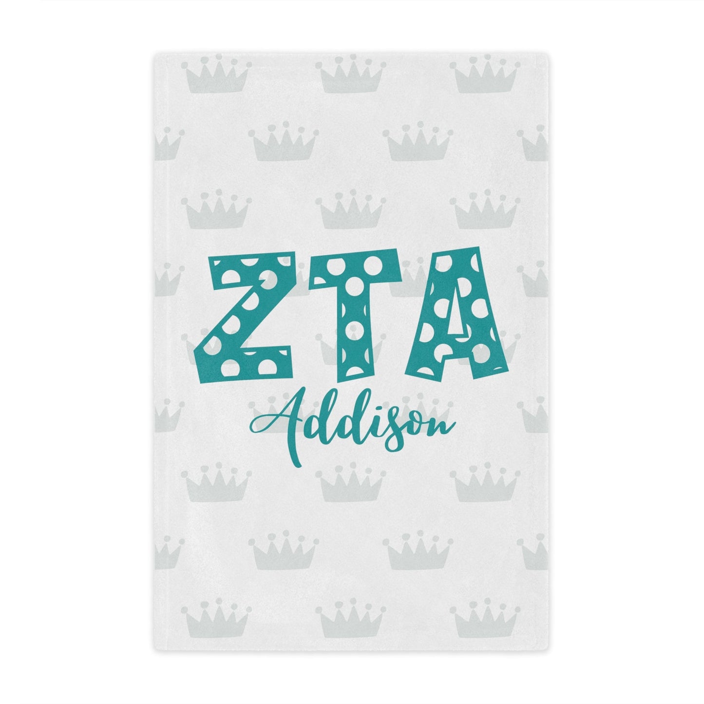 Zeta Tau Alpha Personalized Polka Dot Blanket - Ivy Society