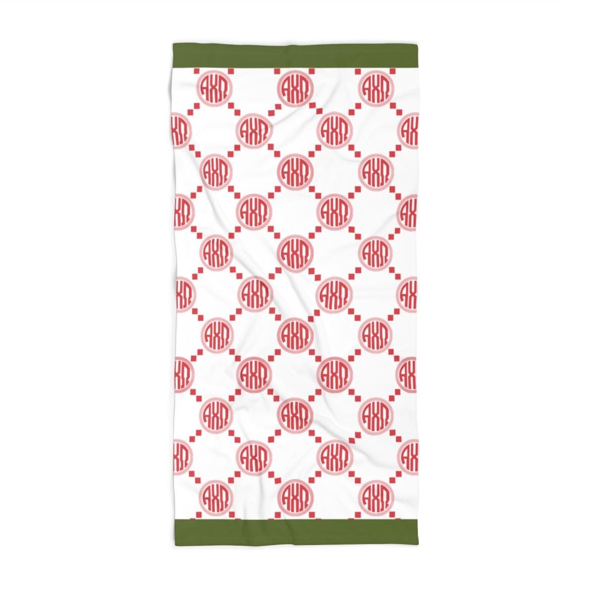 Alpha Chi Omega Print Beach Towel - Ivy Society