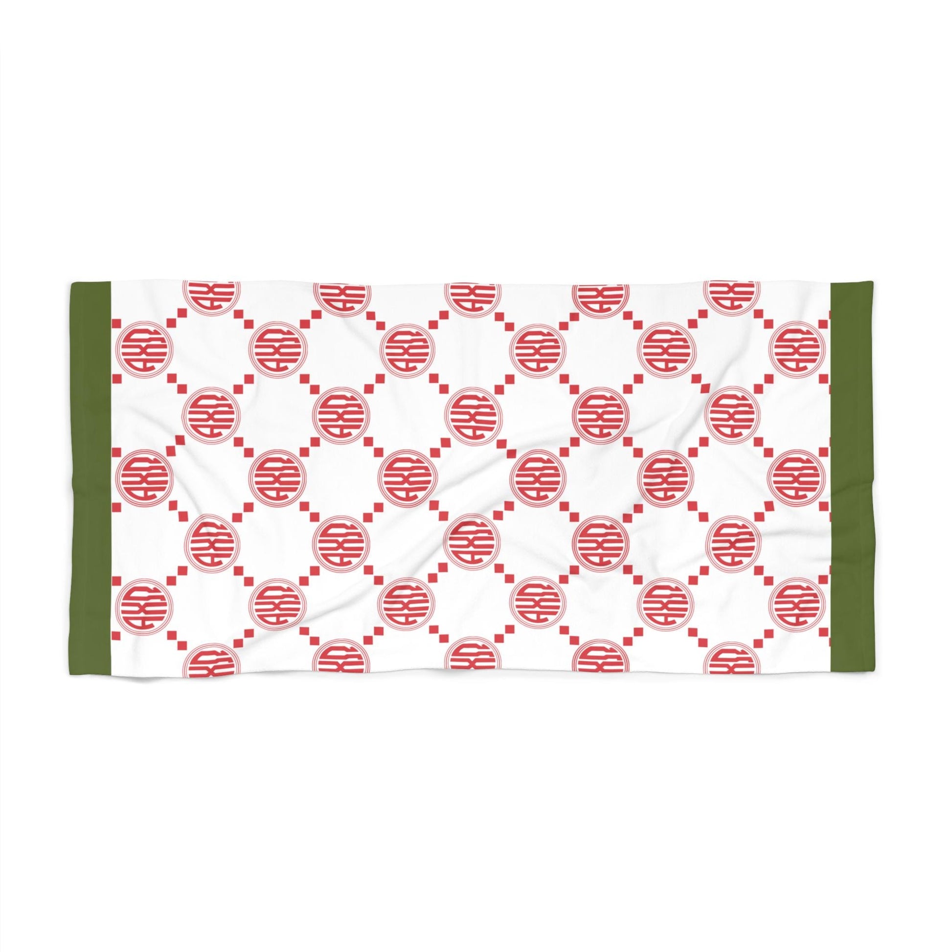 Alpha Chi Omega Print Beach Towel - Ivy Society