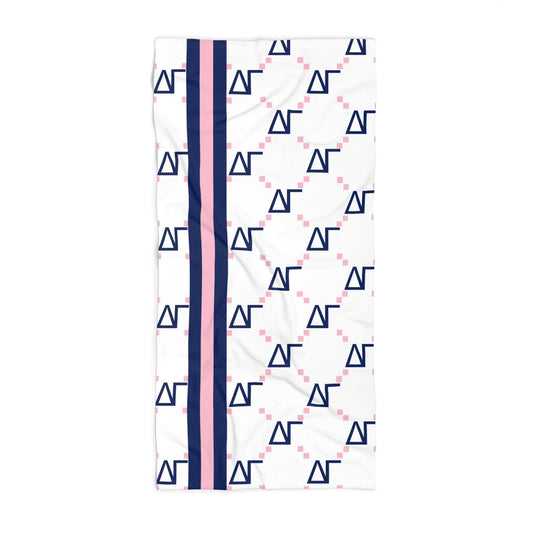Delta Gamma Print Beach Towel - Ivy Society
