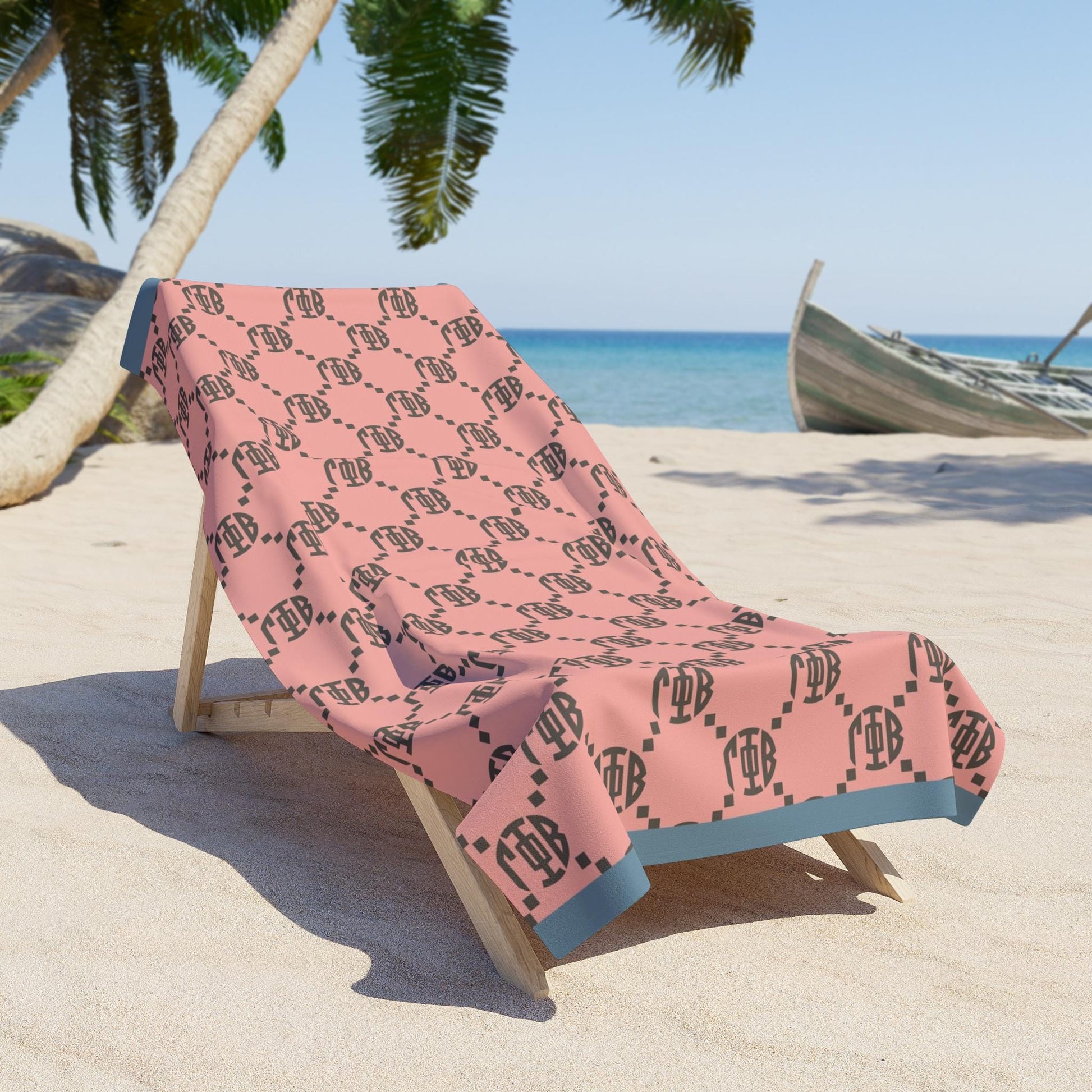 Gamma Phi Beta Print Beach Towel - Ivy Society
