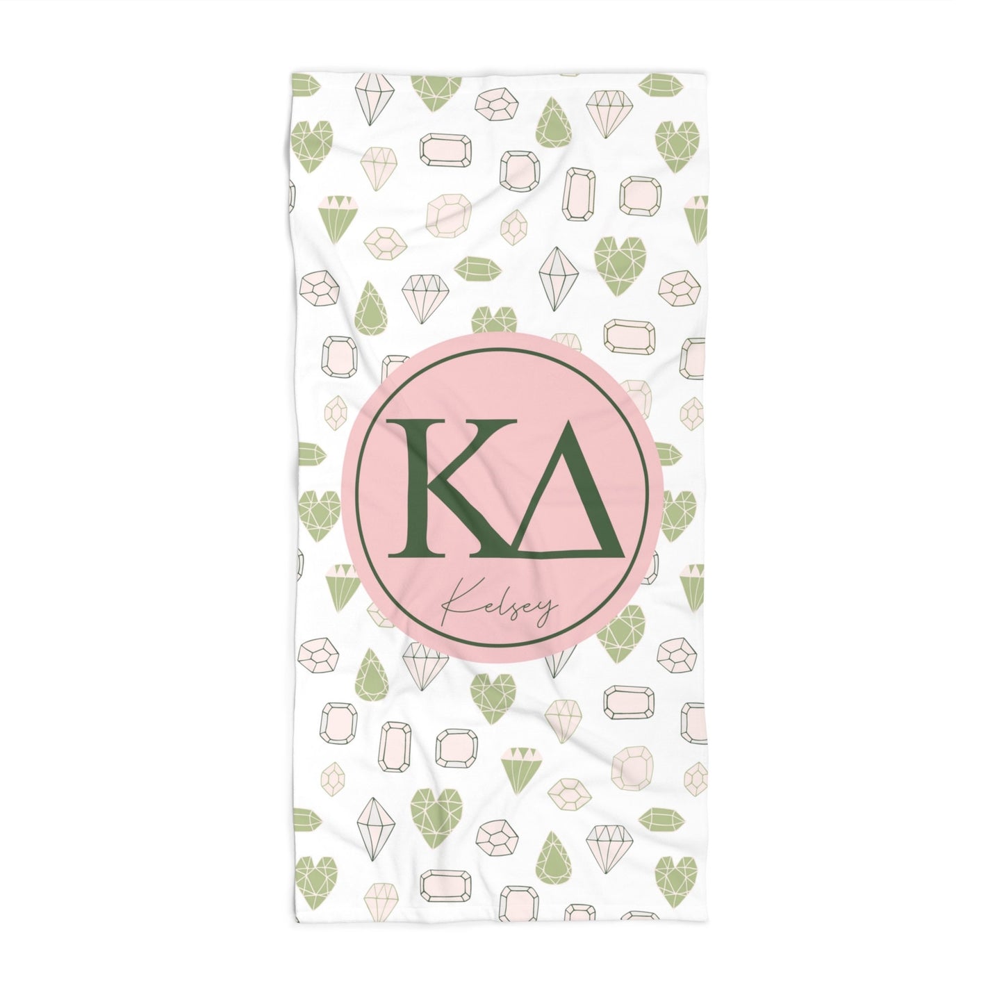 Kappa Delta Personalized Beach Towel - Ivy Society