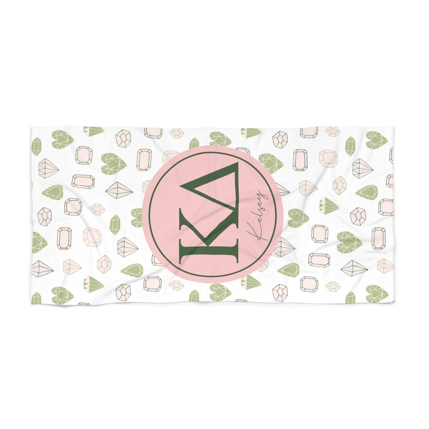 Kappa Delta Personalized Beach Towel - Ivy Society