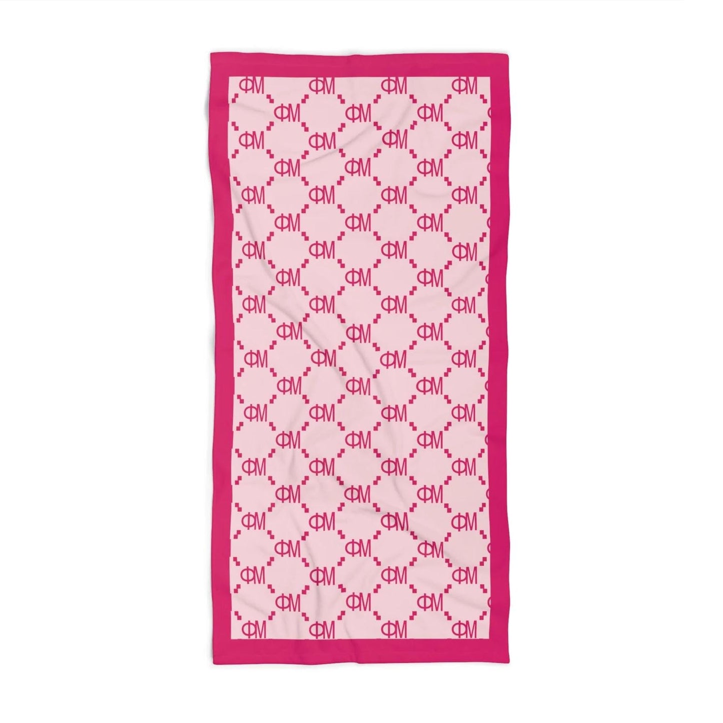 Phi Mu Print Beach Towel - Ivy Society