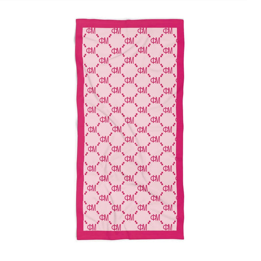 Phi Mu Print Beach Towel - Ivy Society