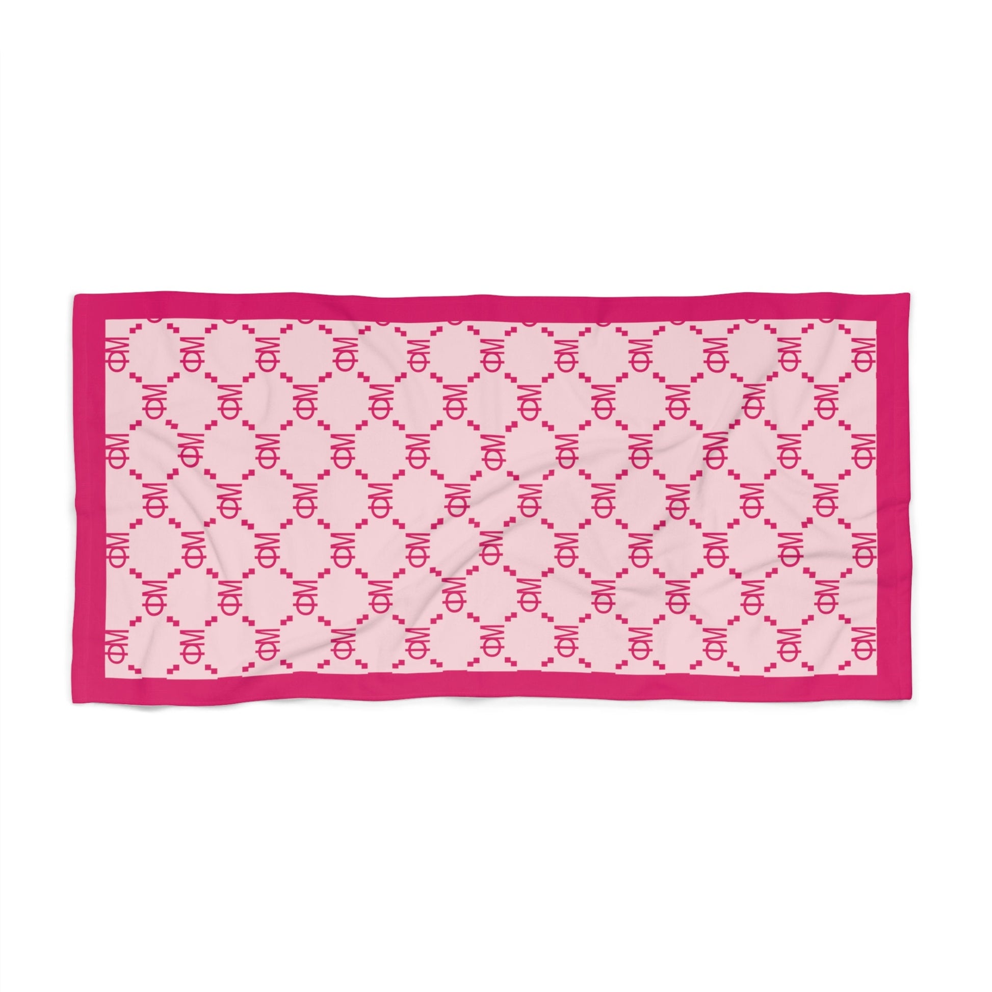Phi Mu Print Beach Towel - Ivy Society