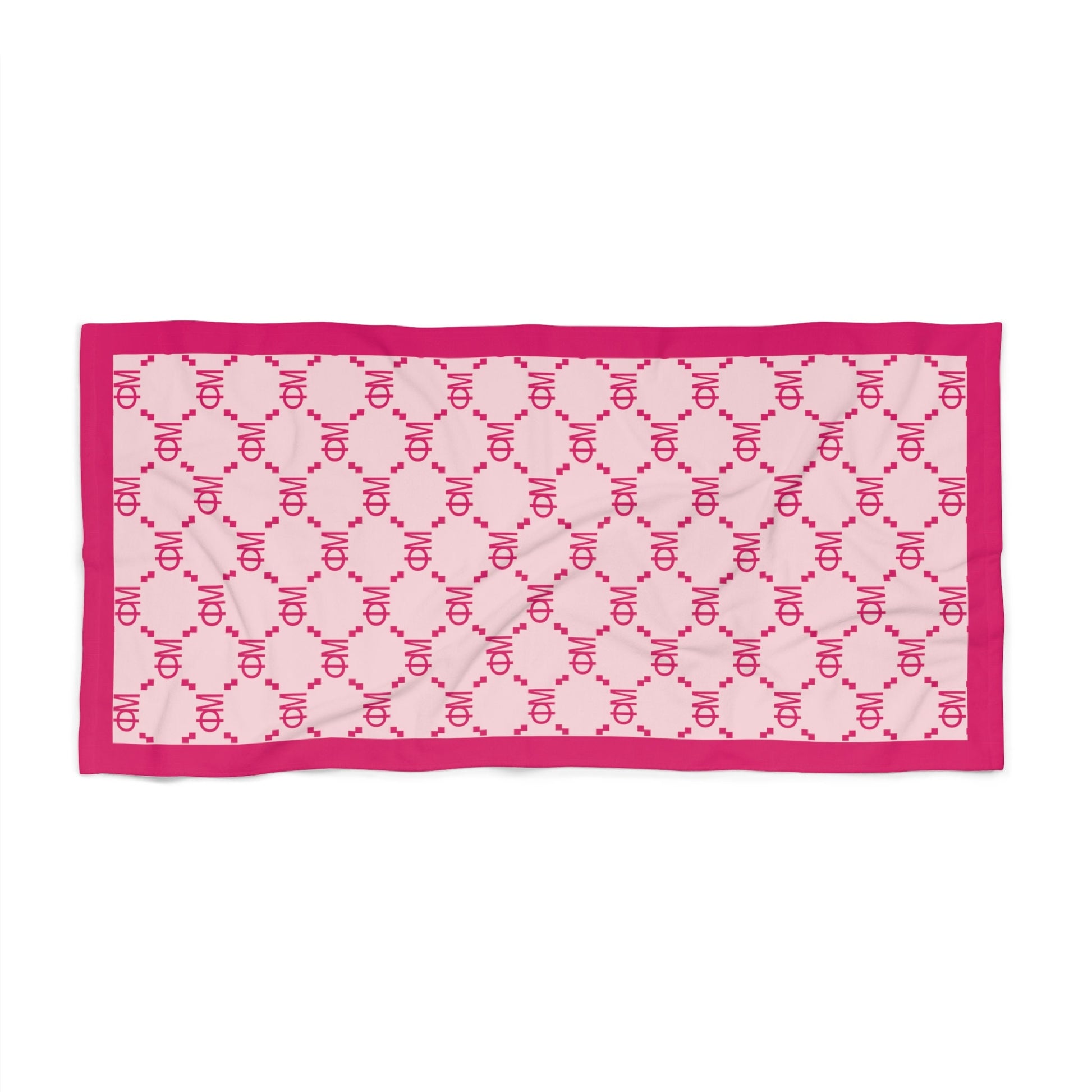Phi Mu Print Beach Towel - Ivy Society