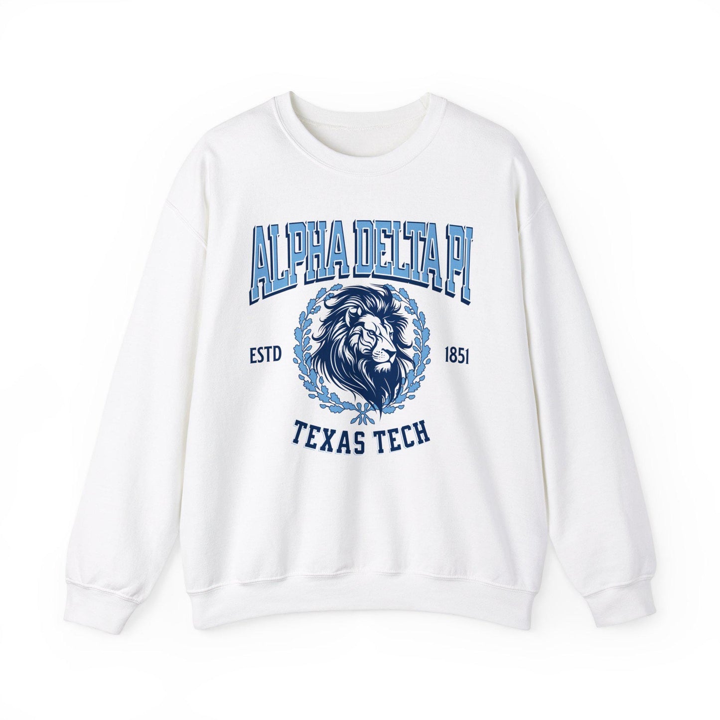 Alpha Delta Pi Collegiate Sweatshirt Personalized School - Ivy Society