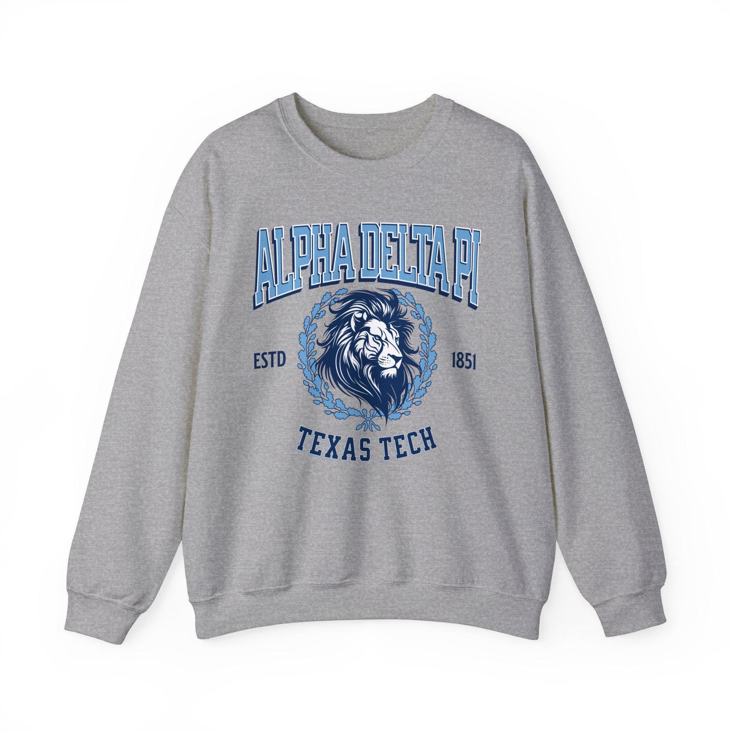 Alpha Delta Pi Collegiate Sweatshirt Personalized School - Ivy Society