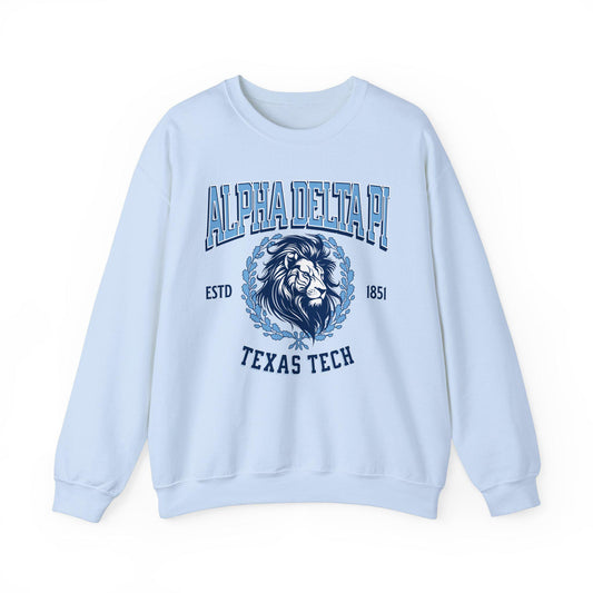 Alpha Delta Pi Collegiate Sweatshirt Personalized School - Ivy Society