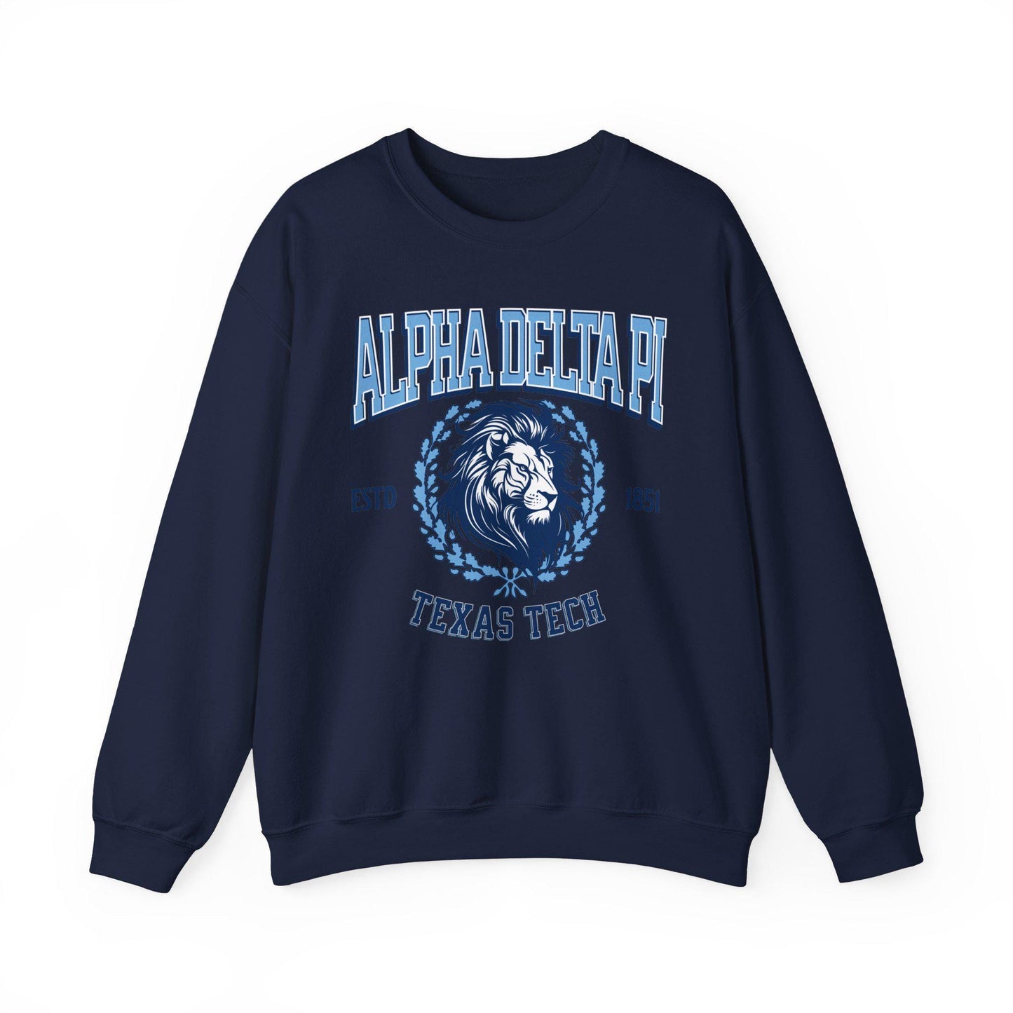 Alpha Delta Pi Collegiate Sweatshirt Personalized School - Ivy Society