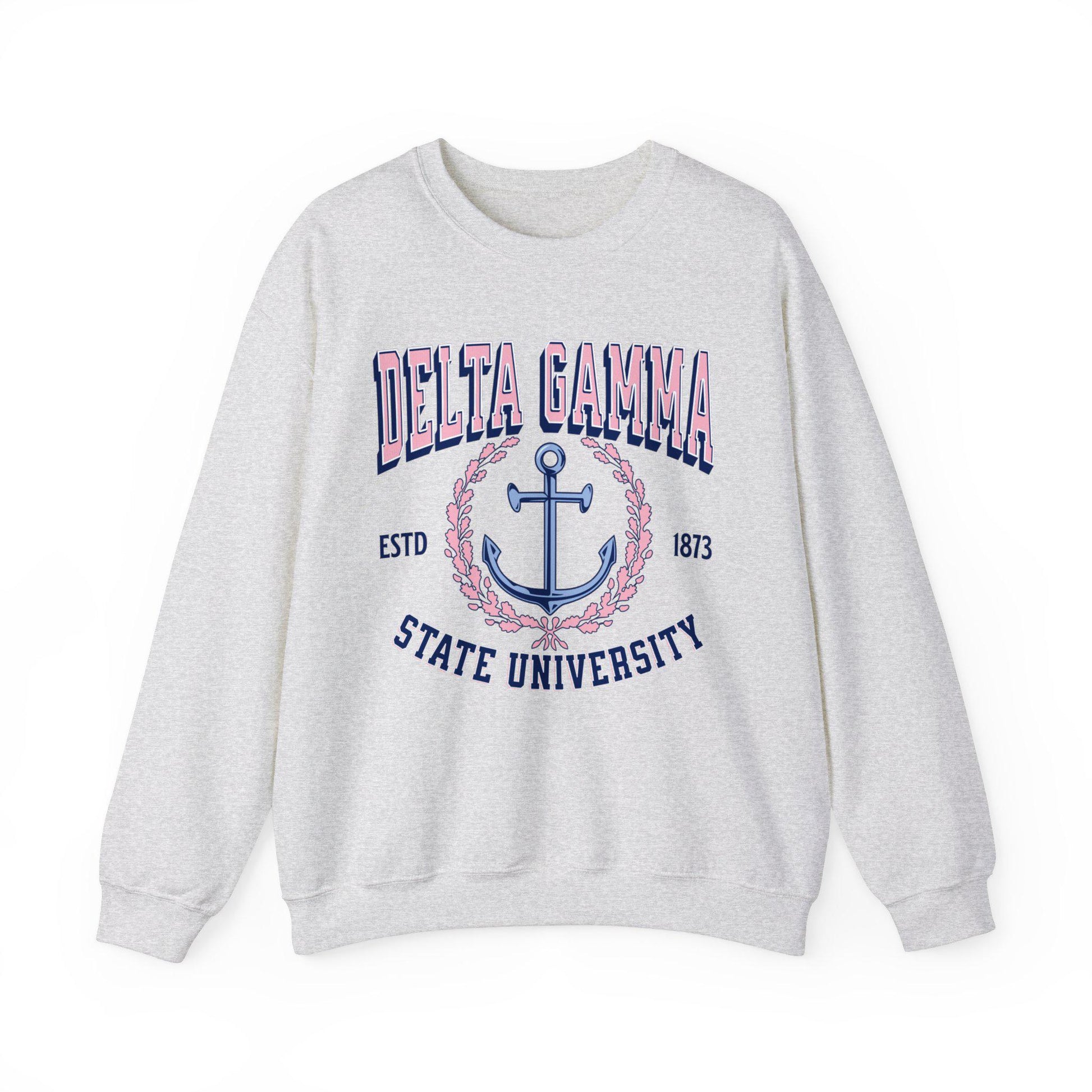 Delta Gamma Collegiate Sweatshirt Personalized School - Ivy Society