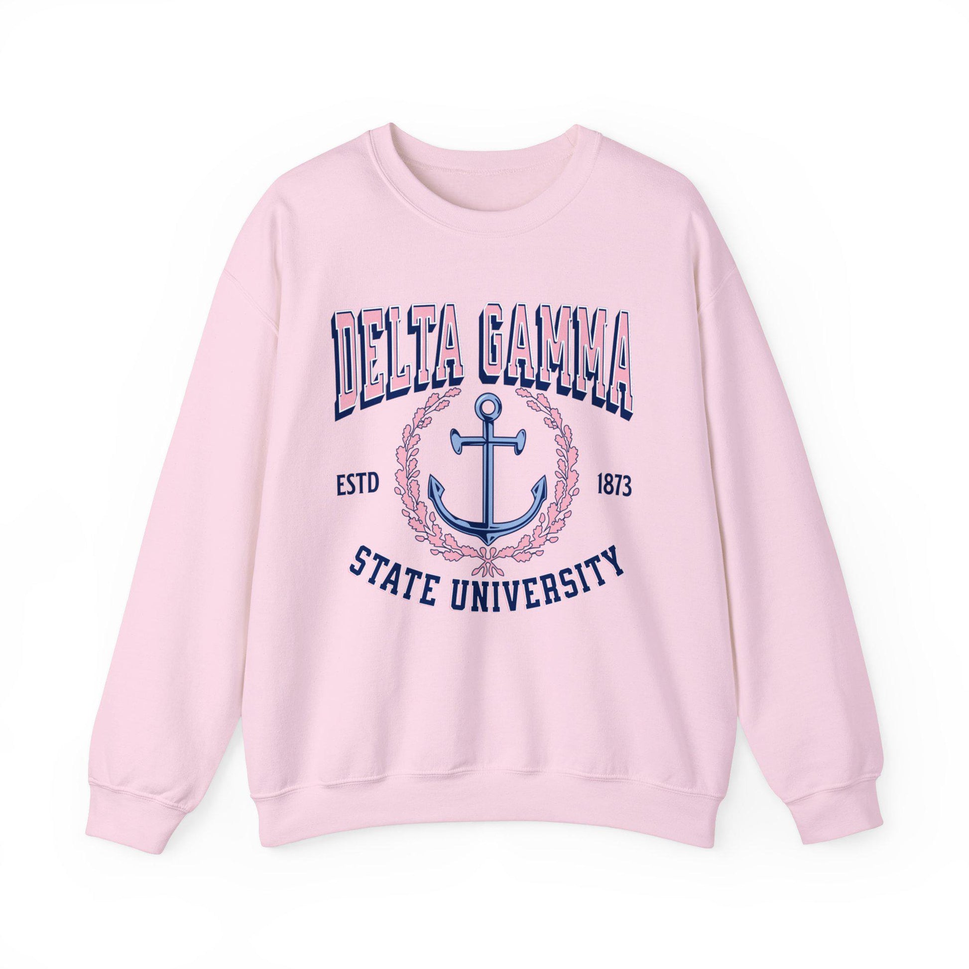 Delta Gamma Collegiate Sweatshirt Personalized School - Ivy Society