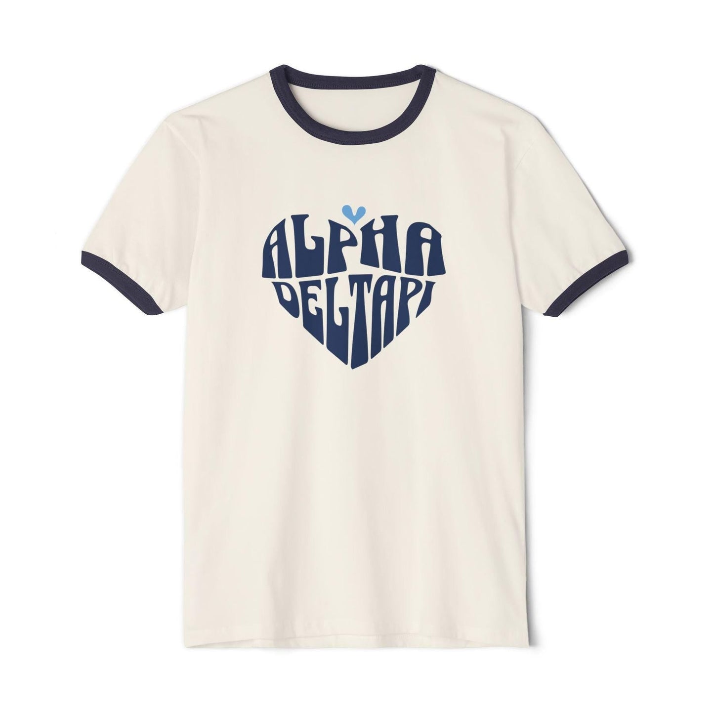 Alpha Delta Pi Heart Ringer Tee - Ivy Society
