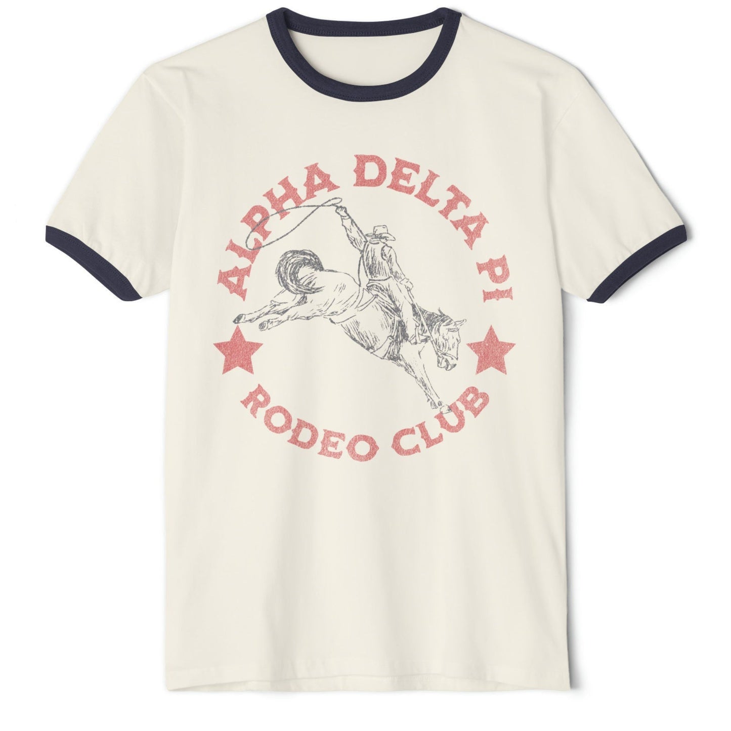 Alpha Delta Pi Rodeo Ringer Tee - Ivy Society
