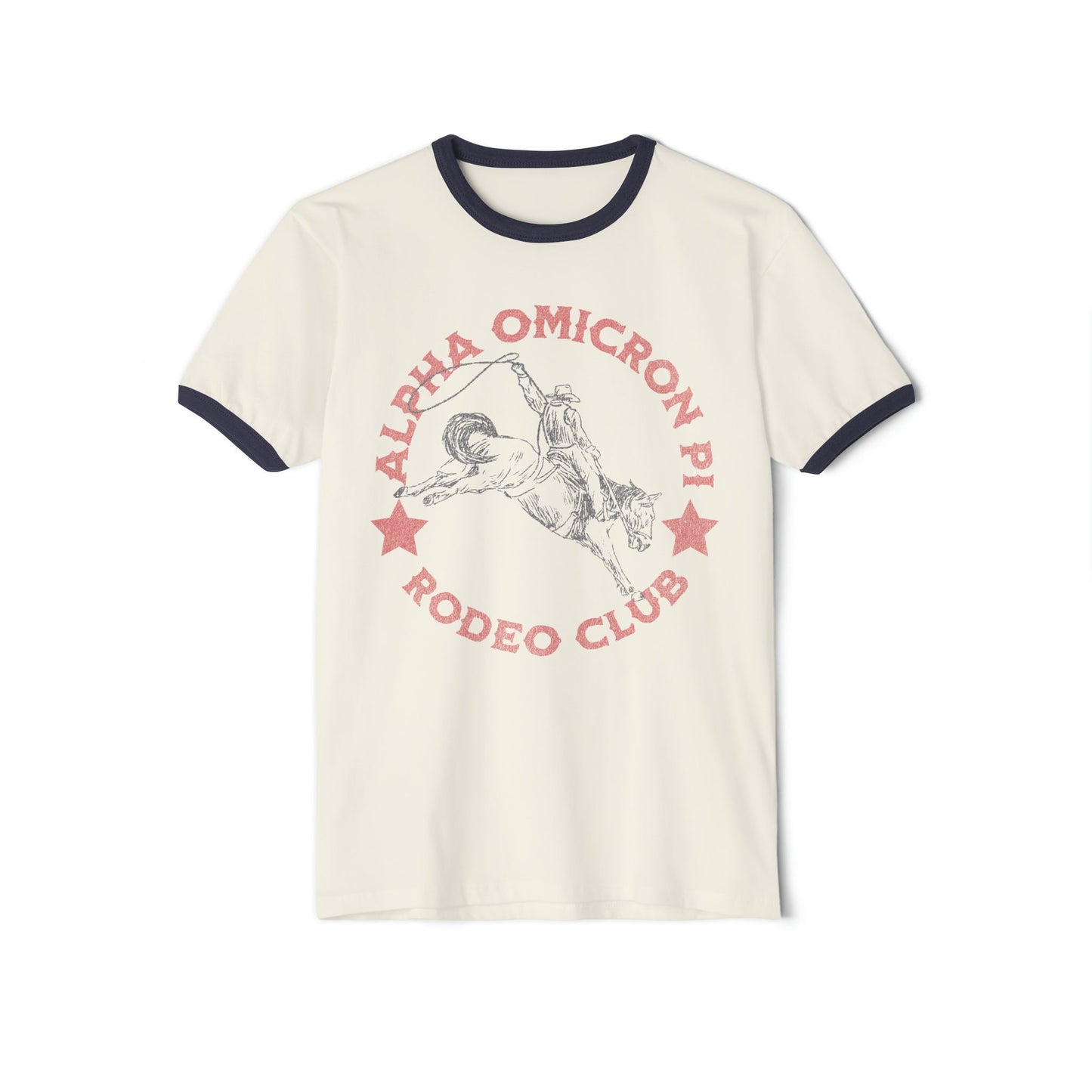 Alpha Omicron Pi Rodeo Ringer Tee - Ivy Society