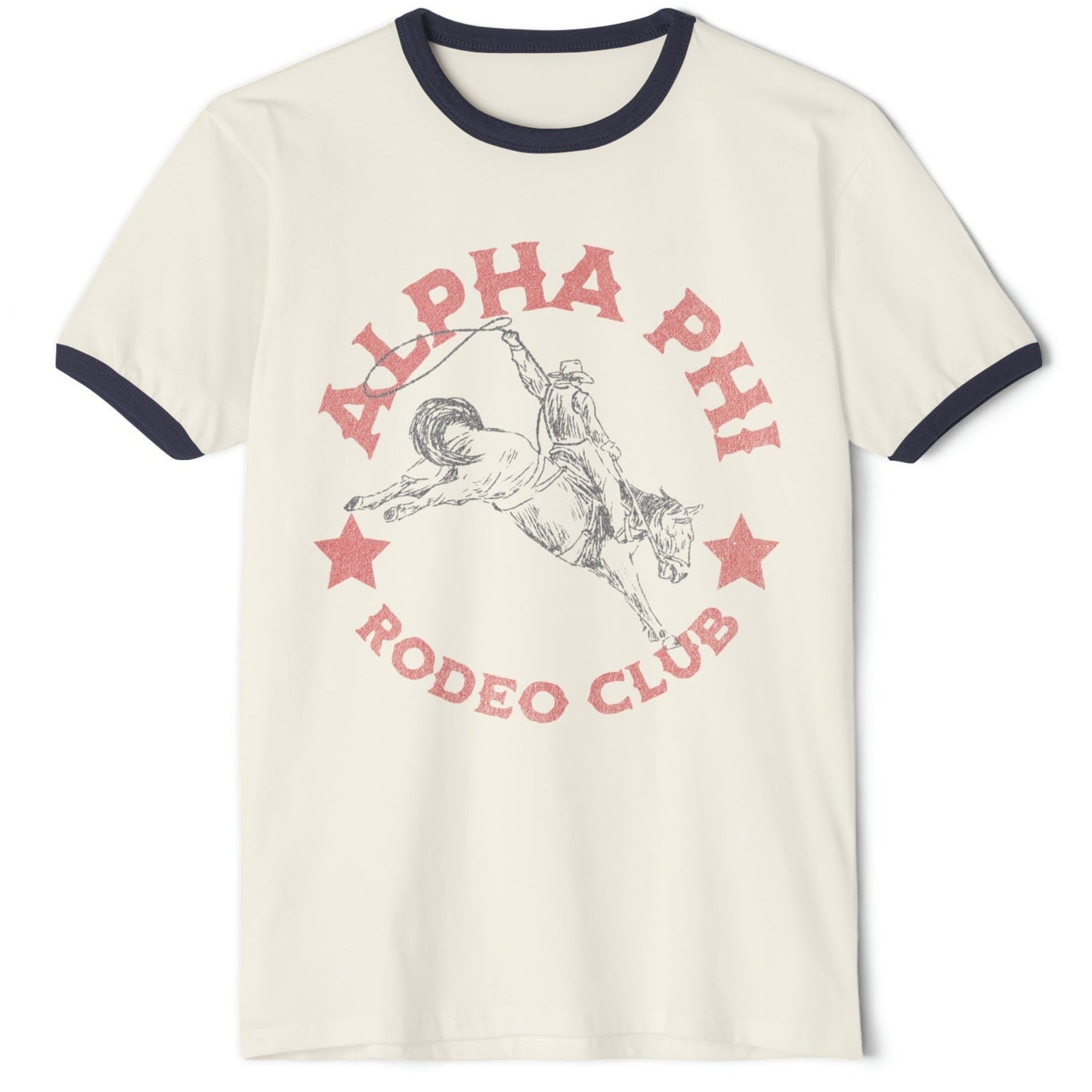 Alpha Phi Rodeo Ringer Tee - Ivy Society