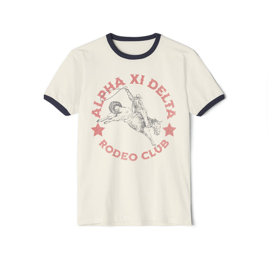 Alpha Xi Delta Rodeo Ringer T-shirt - Ivy Society