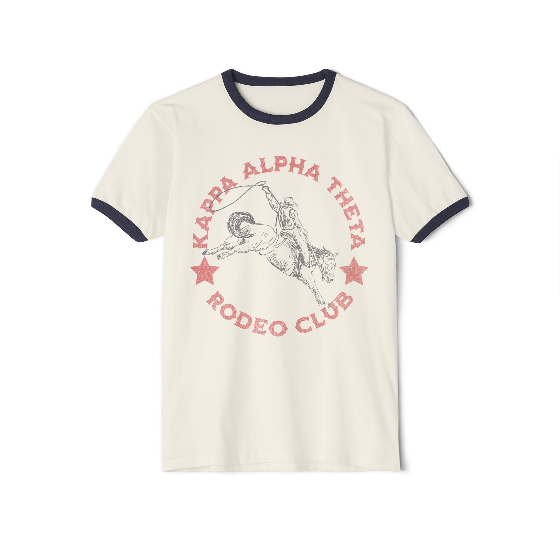 Kappa Alpha Theta Rodeo Club Ringer Tee - Ivy Society
