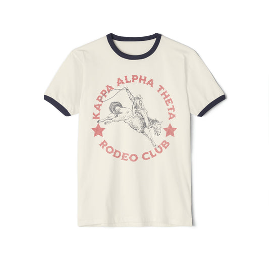 Kappa Alpha Theta Rodeo Club Ringer Tee - Ivy Society