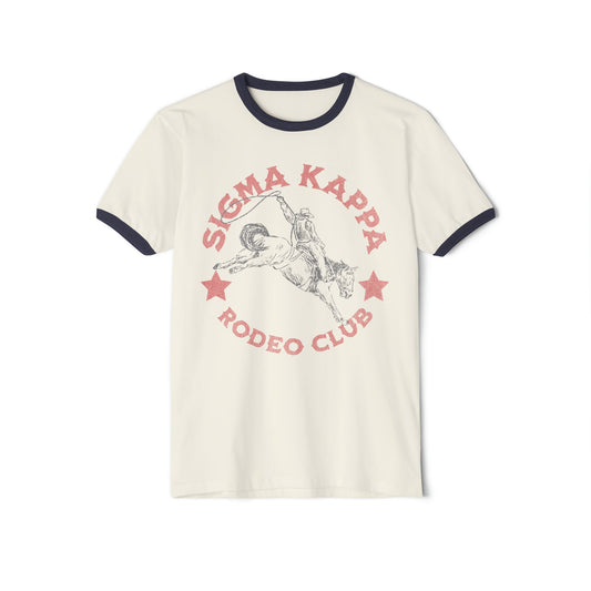 Sigma Kappa Rodeo Ringer Tee - Ivy Society