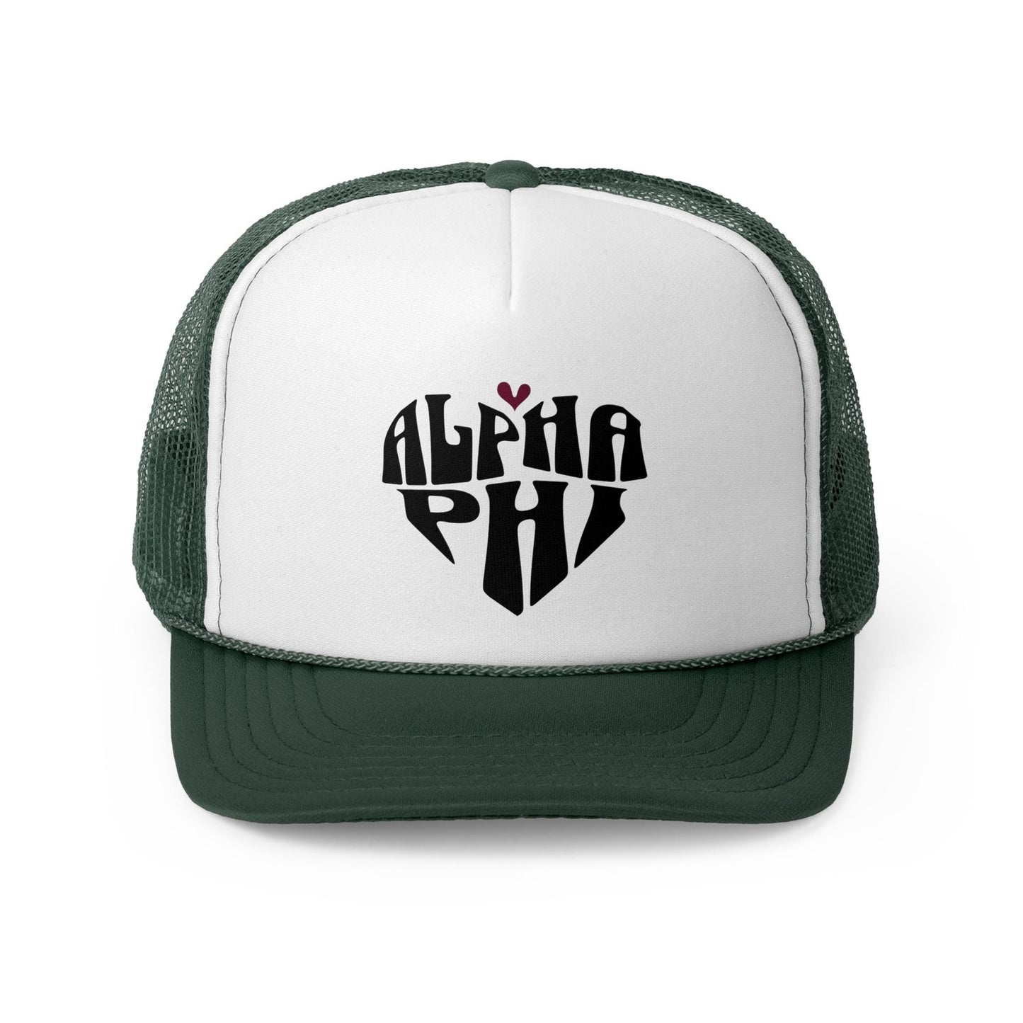 Alpha Phi Heart Trucker Hat - Ivy Society