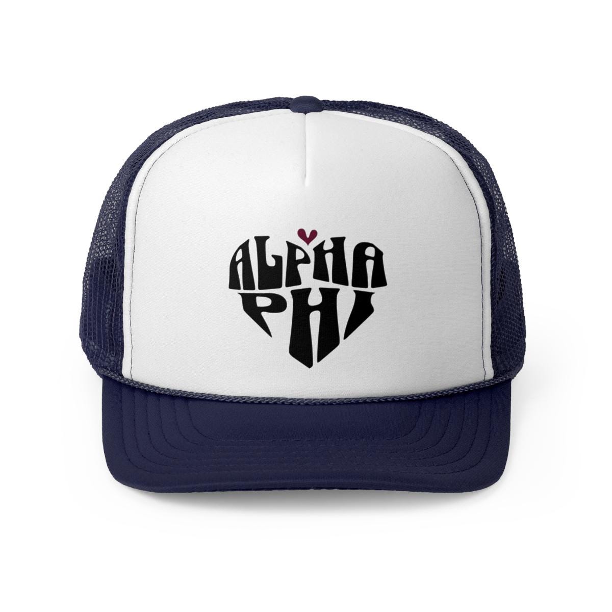 Alpha Phi Heart Trucker Hat - Ivy Society