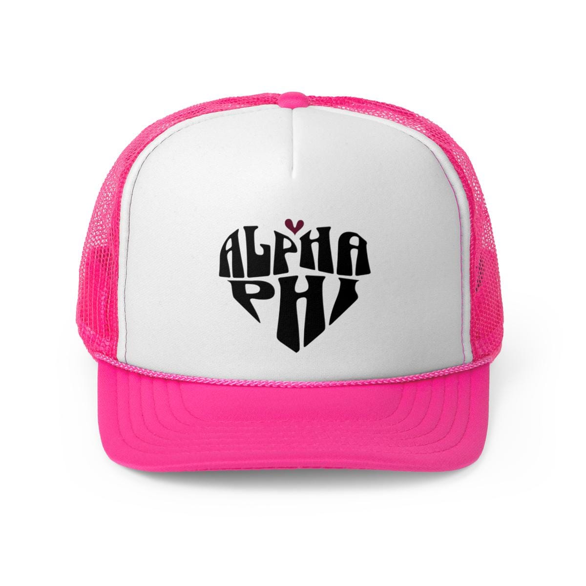 Alpha Phi Heart Trucker Hat - Ivy Society