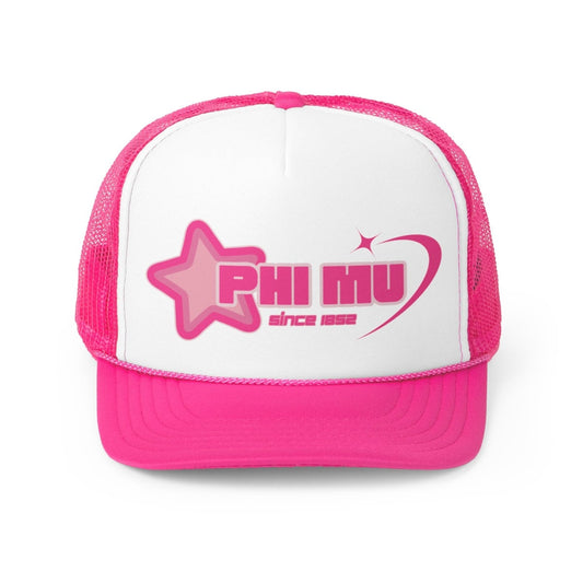 Phi Mu Star Trucker Hat - Ivy Society